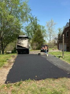 Residential driveway paving project in Owensboro Kentucky