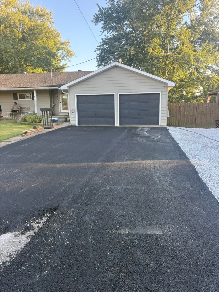 Asphalt driveway paving in Rockport, Indiana