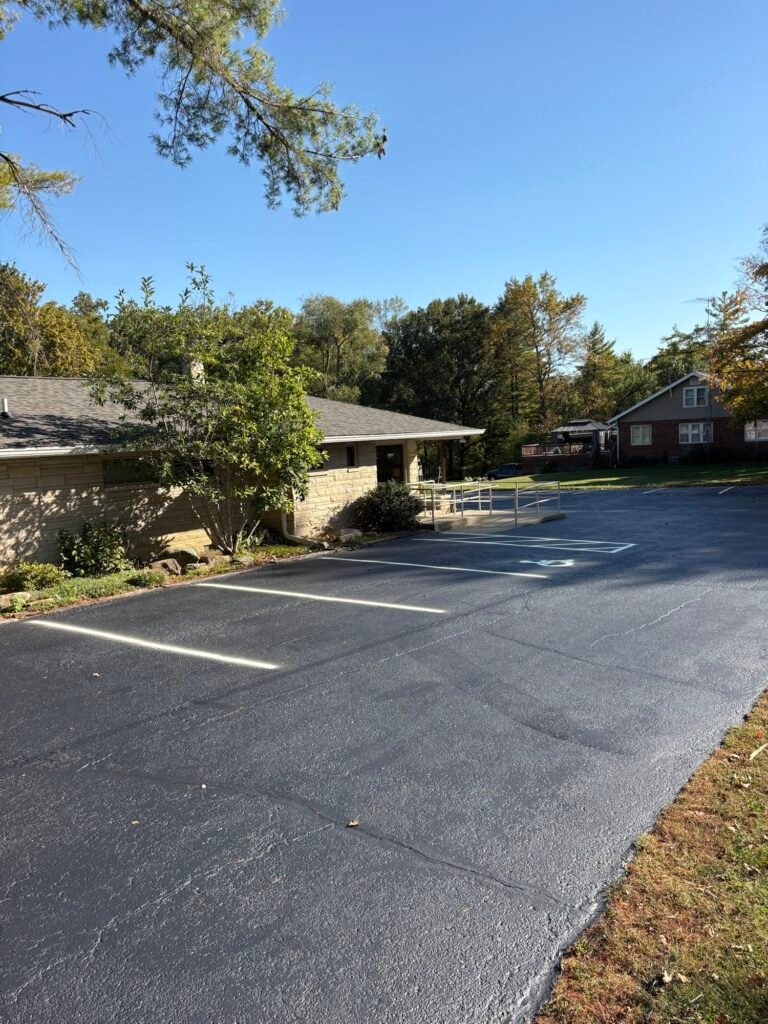 Morris Dermatology parking lot project in Princeton, Indiana