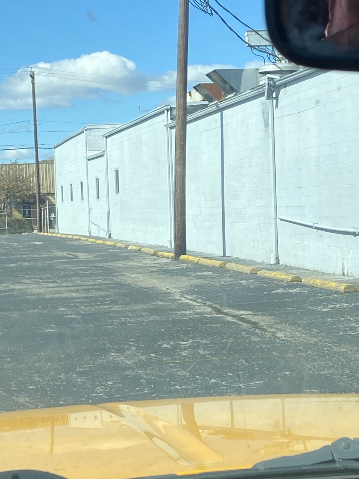 J-Ron Inc. commercial parking lot before maintenance in Henderson KY